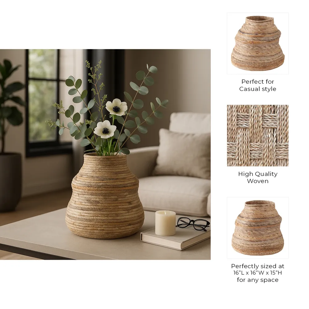 ALBAHOLM TAN VASE 15 (IN)