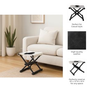 COLBYBEACH BLACK STOOL 16 (IN) 10
