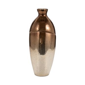 NASHCLIFF BRONZE GLASS VASE 19 (IN) 4