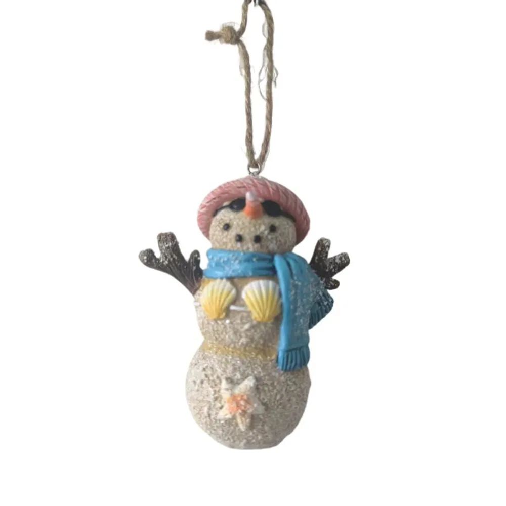 3-3/4" SNOWMAN ORNAMENT
