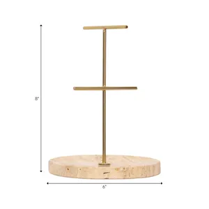 HEWITTMOOR TAN JEWELRY STAND 8 (IN) 10