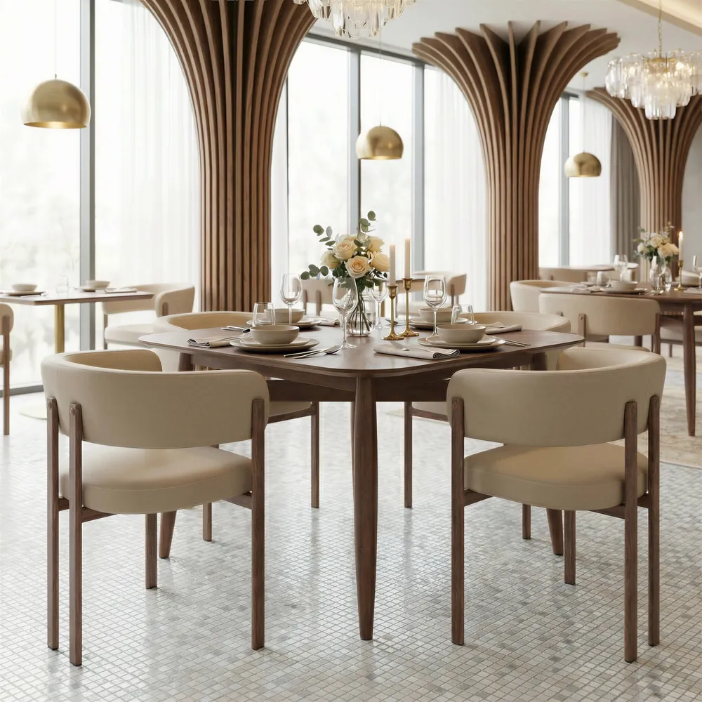Ruge Dining Chair Beige