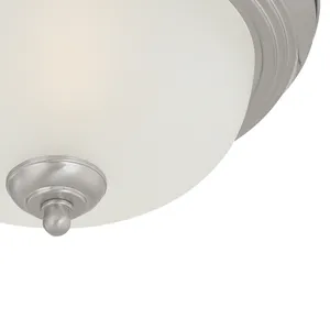 Harmony 12'' Wide 1-Light Flush Mount - Brushed Nickel 4