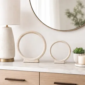 VERNONGROVE SET OF 2 BROWN DECOR 12 (IN) 10