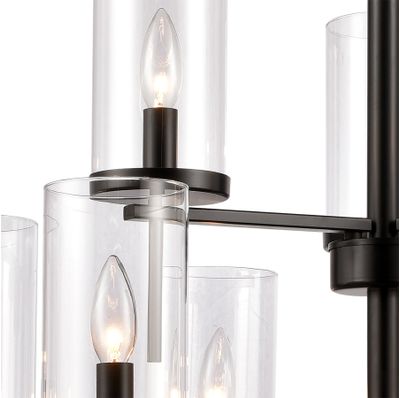 Oakland 28.5'' Wide 9-Light Chandelier - Black