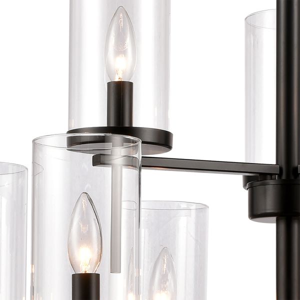 Oakland 28.5'' Wide 9-Light Chandelier - Black