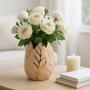 COLEHAM PINK VASE 8 (IN) 7