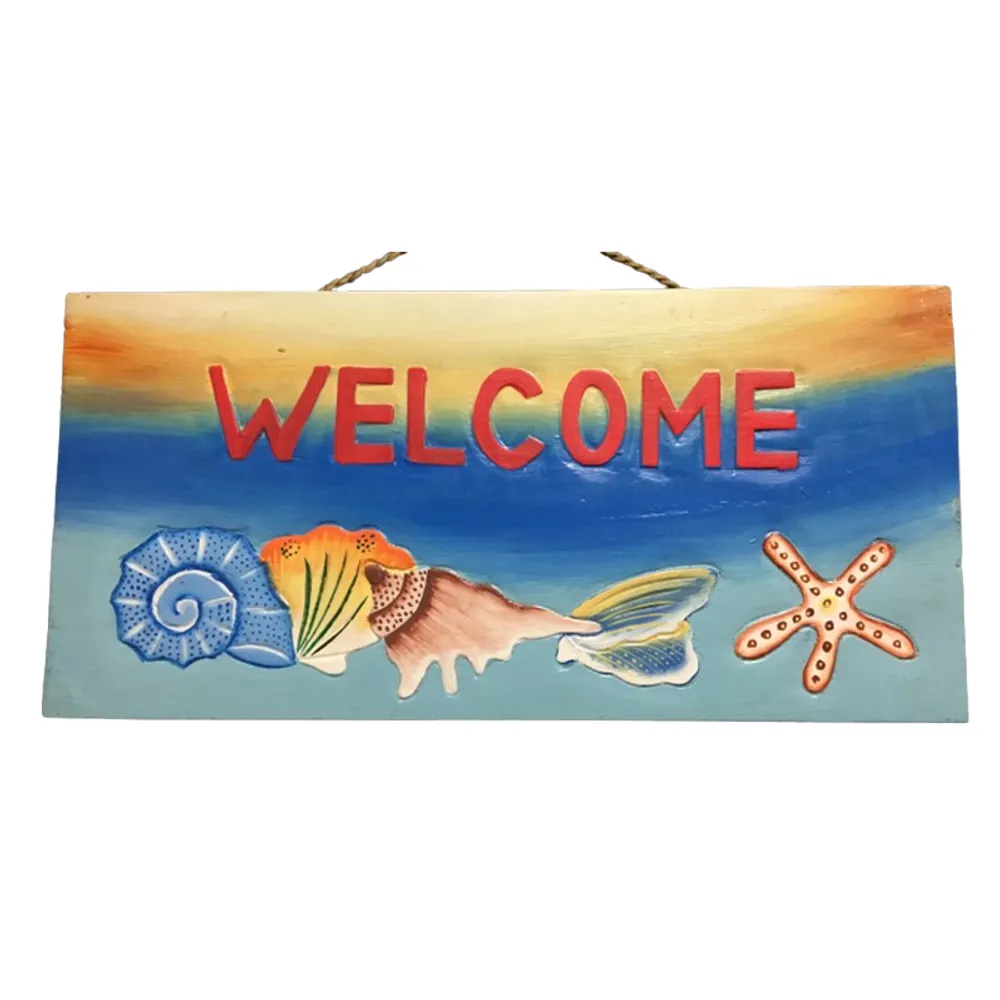 16" WELCOME SHELL PLAQUE