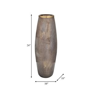 NORAWOOD GOLD GLASS VASE 24 (IN) 8