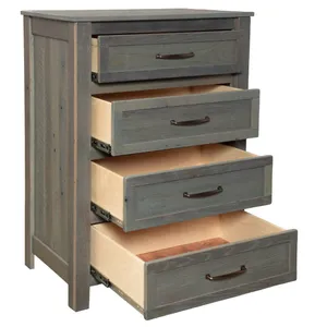 Heritage Oak Four Drawer Chest - Premium 3
