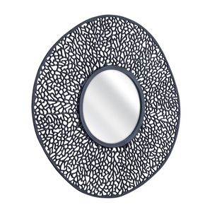 Azoni Wall Mirror - Matte Black 2