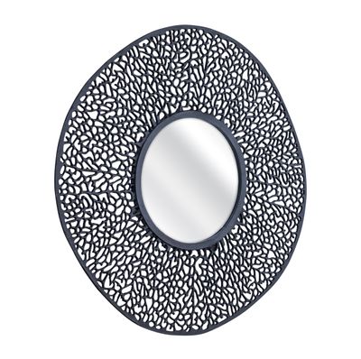 Azoni Wall Mirror - Matte Black