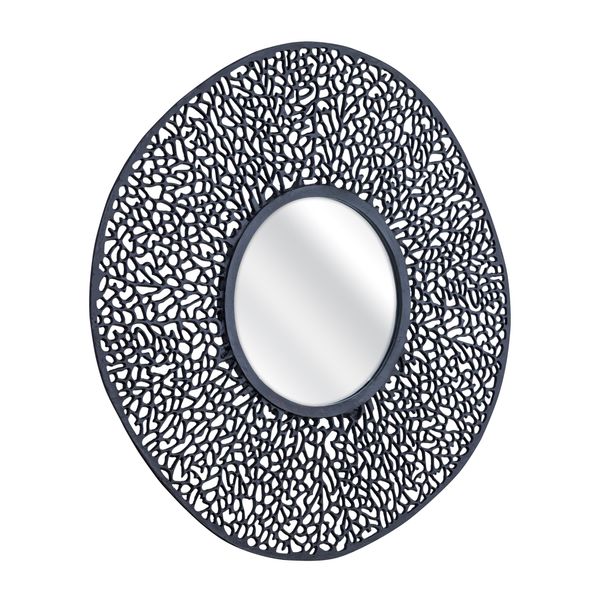 Azoni Wall Mirror - Matte Black