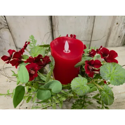 Scarlet Fern 4.5in Candle Ring