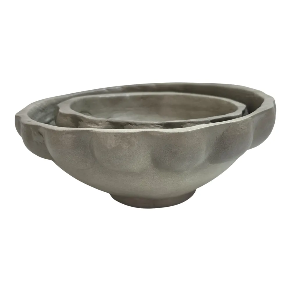CHESTERBEACH SET OF 2 TAN BOWLS 6 (IN)