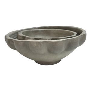 CHESTERBEACH SET OF 2 TAN BOWLS 6 (IN) 3
