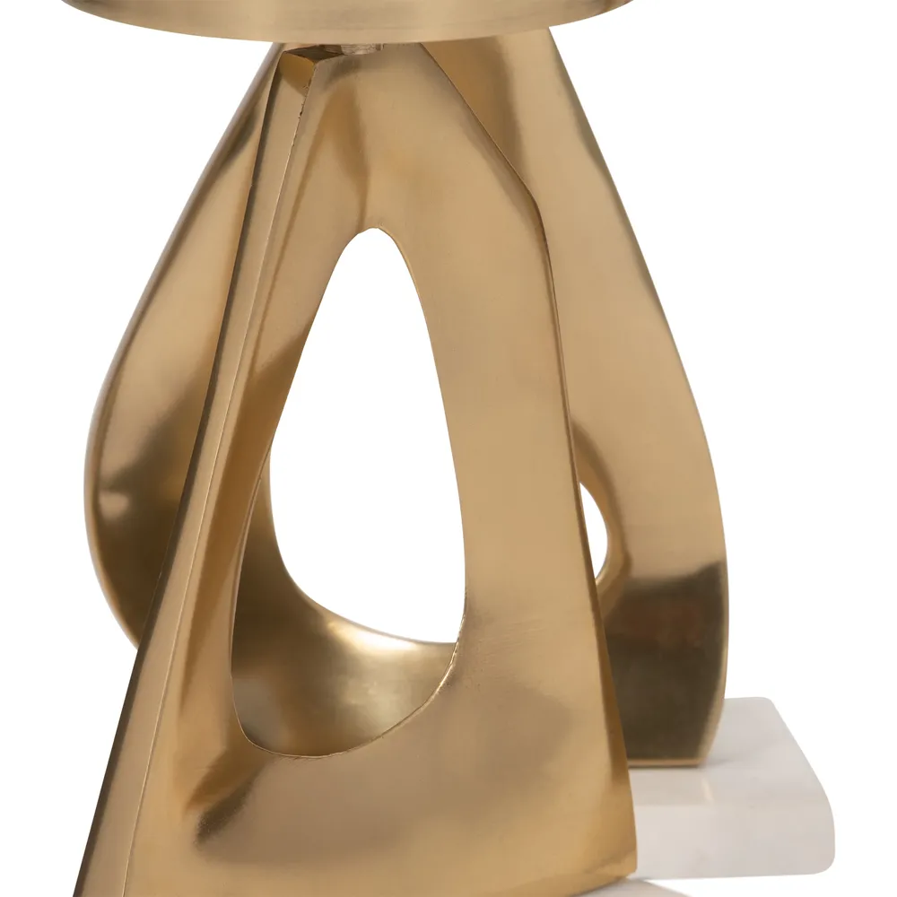 PALMERLAKE SET OF 3 GOLD CANDLE HOLDER 16 (IN)