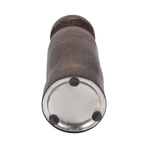 HAMDENWAY BRONZE GLASS VASE 18 (IN) 7