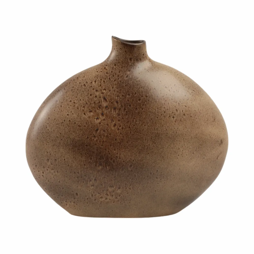 CABOTPARK BROWN VASE 14 (IN)