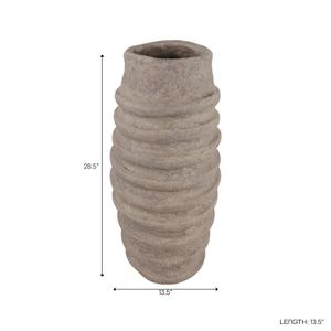 COVEMILL TAN VASE 29 (IN) 8