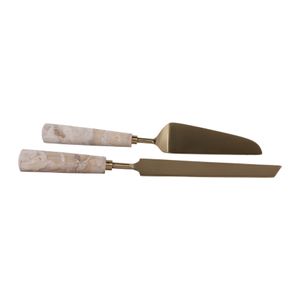 ALDEROAK SET OF 2 TAN SERVEWARE 1 (IN) 6