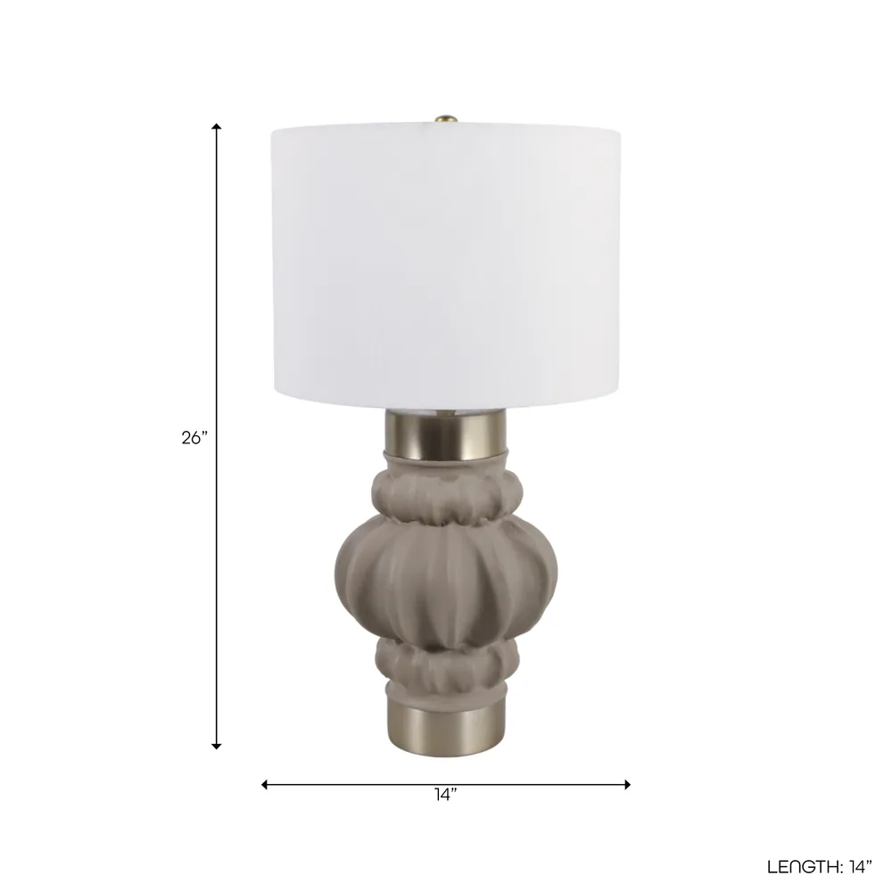 ASPENTON GRAY LAMP 26 (IN)