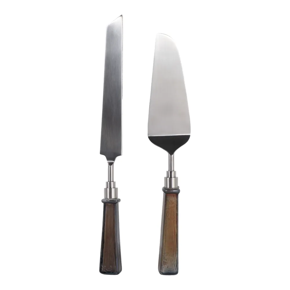 GRAYSONSTONE SET OF 2 SILVER SERVEWARE 1 (IN)