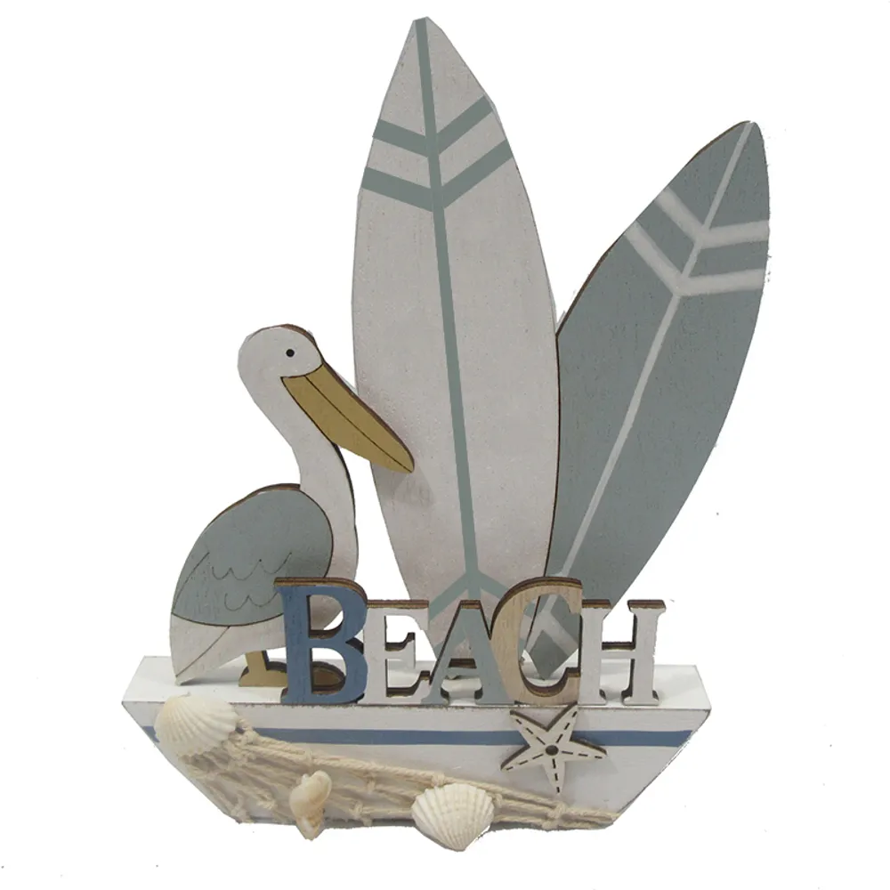 7-1/2" BEACH SURF SCENE