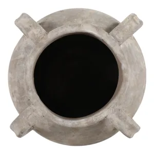 SKYELAKE GRAY VASE 12 (IN) 8