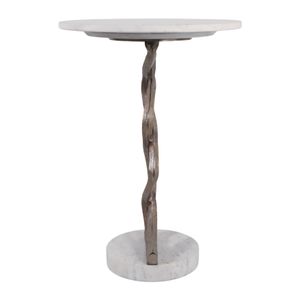 SHAYSHAW WHITE TABLE 23 (IN) 4