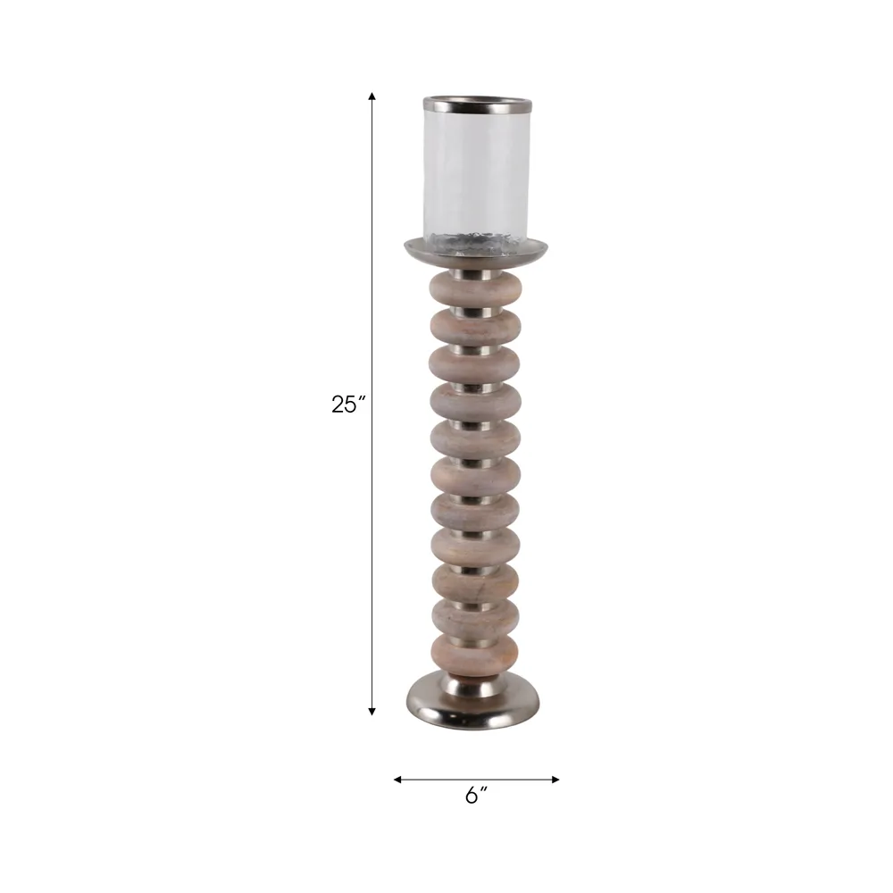 CULLENLAND TAN CANDLE HOLDER 25 (IN)