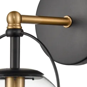 Langford 10'' High 1-Light Sconce - Satin Brass 3