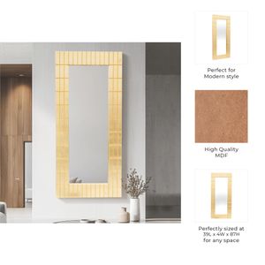 UPTONWOOD GOLD MIRROR 87 (IN) 10