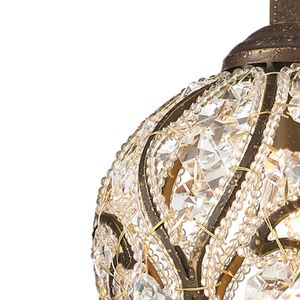 Elizabethan 6'' Wide 1-Light Mini Pendant - Dark Bronze 2