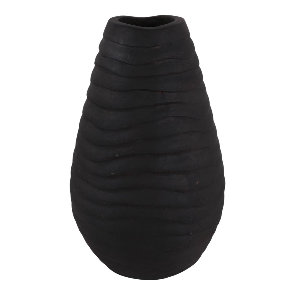 HAVENOAK BLACK VASE 18 (IN)