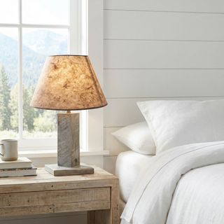 WoodShop Table Lamp without Lamp Shade