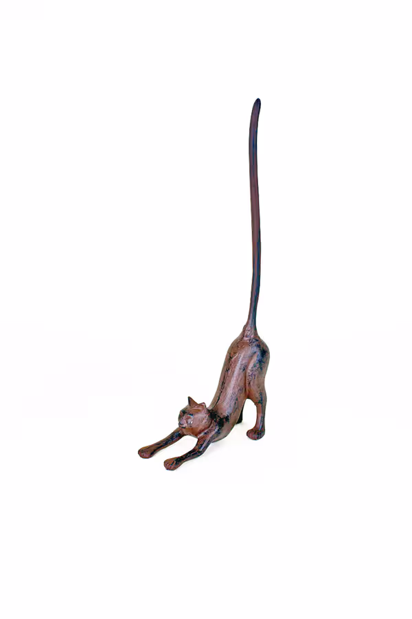 Cast Iron Cat Paper Towel Holder