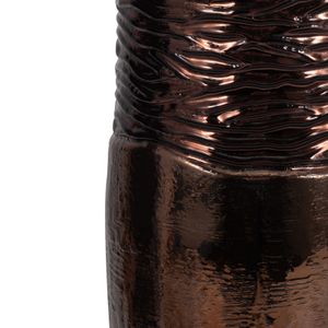 HAMDENWAY BRONZE GLASS VASE 18 (IN) 5