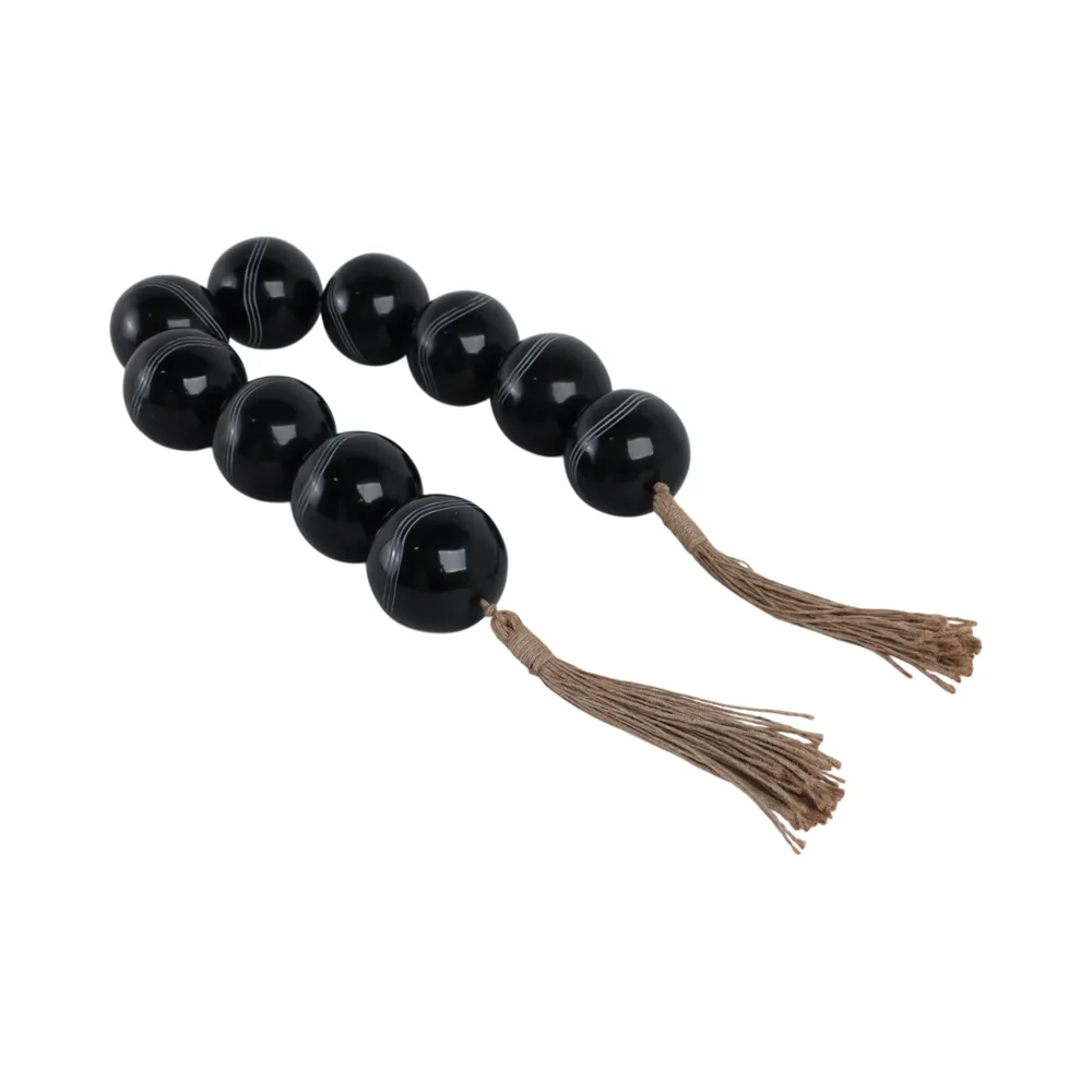 GORDONSTONE BLACK BEAD 3 (IN)