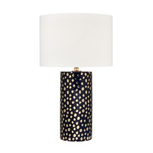 Signe 26'' High 1-Light Table Lamp - Navy 1
