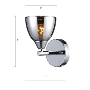 Reflections 8'' High 1-Light Sconce - Polished Chrome 3
