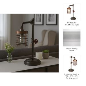 SKYLERRUN BROWN LAMP 18 (IN) 9