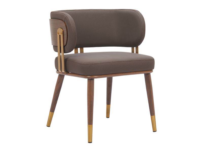 Brew Dining Chair Brown & Walnut 7
