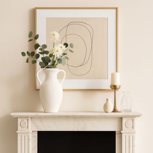GARTONSHAW WHITE VASE 15 (IN) 13