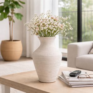 ROLAND IVORY VASE 15 (IN) 12