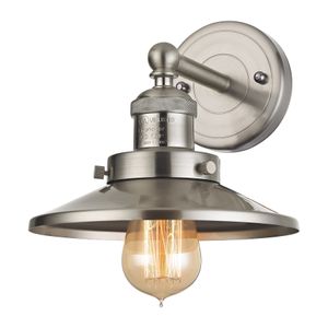English Pub 8'' High 1-Light Sconce - Satin Nickel 1