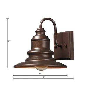 Marina 8'' High 1-Light Outdoor Sconce - Hazelnut Bronze 2