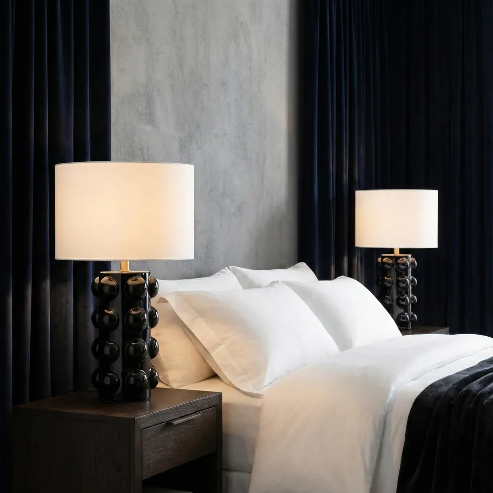 TUCKERPORT BLACK LAMP 22 (IN)