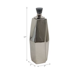 NORAWORTH SILVER VASE 17 (IN) 9