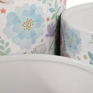 CALTONCROSS SET OF 3 BLUE PLANTER 11 (IN) 5